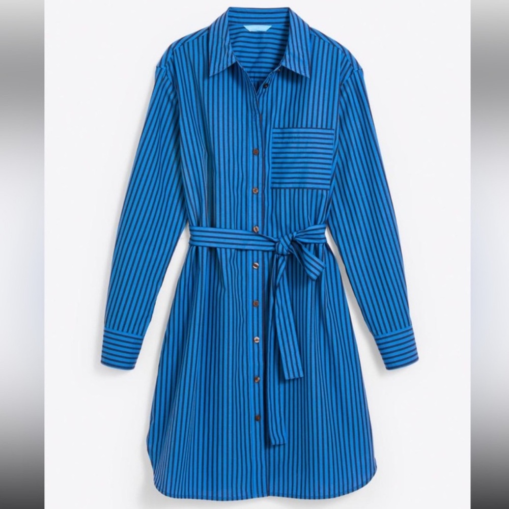 NWOT 3X Draper James Carly Shirtdress in Canopy Stripe